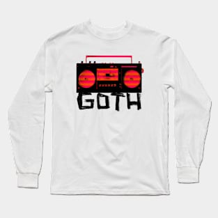 Goth Rock Radio for Goth Music Long Sleeve T-Shirt